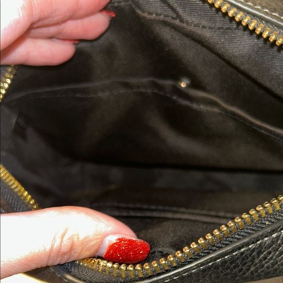 Coach Black and Tan Leopard Crossbody/Wristlet Set - Picture 5 of 13